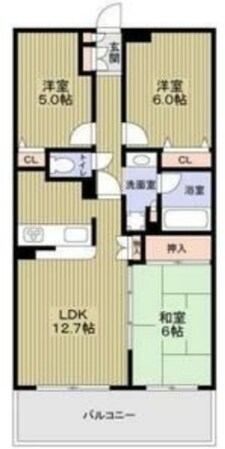 グランダジュール千葉みなとの物件間取画像